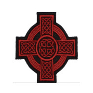 Celtic Ornament Cross Maschine gestickt Patch