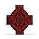 Celtic Ornament Cross Maschine gestickt Patch