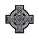 Celtic Ornament Cross Maschine gestickt Patch