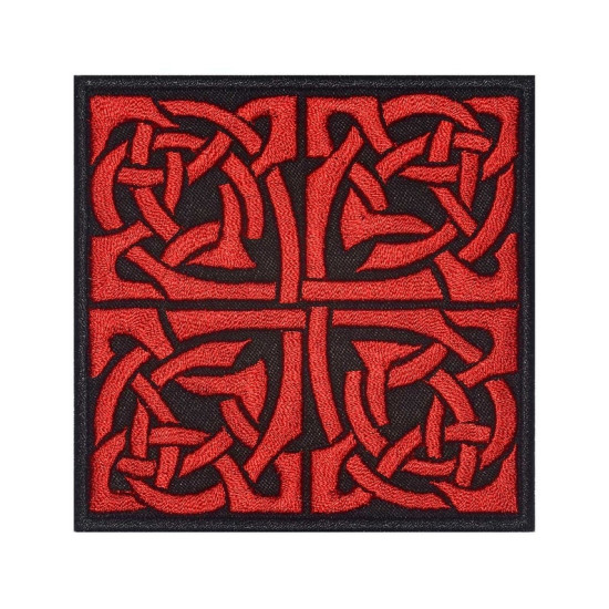 Knot Celtic Ornament Machine Embroidered Patch 