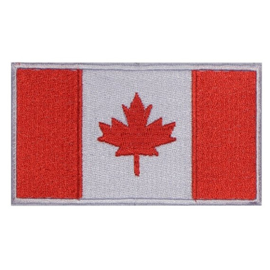 Bandiera della Patch ricamata CANADA