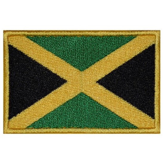 ジャマイカflag刺繍パッチ