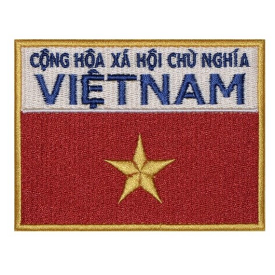 Patch du programme spatial du Vietnam avec l'uniforme des manches brodées de l'URSS