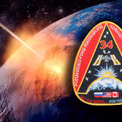 Expedition 34 Mission Patch ricamata ISS Space Space ricamata uniforme