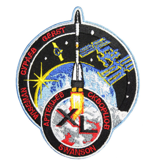 Expedition 40 ISS Space Mission Soyuz Patch ricamata sulla manica dello spazio ricamato