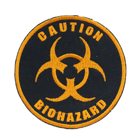 Attention Biohazard STALKER Patch brodé à coudre/à repasser/Velcro