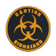 Caution Biohazard STALKER Embroidered Sew-on/Iron-on/Velcro Patch