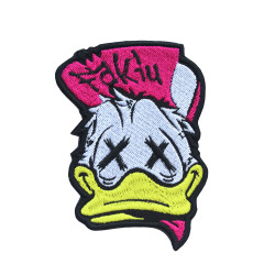 Duck Face Tattoo Embroidered Sew-on/Iron-on/Velcro Patch