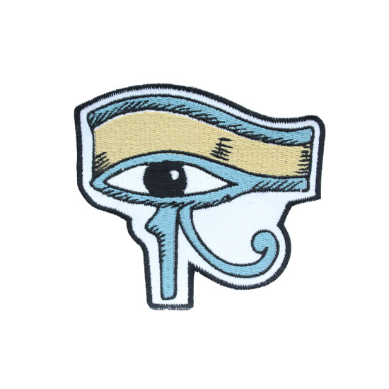 Ägypten Gott Kunst Tattoo Auge bestickt Aufnäher/Eisen/Klettverschluss Patch