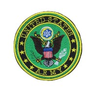 Logo de l'armée américaine brodé à coudre/à repasser/écusson Velcro