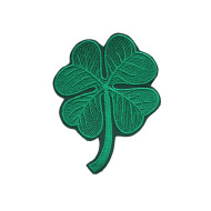 Clover For Good Luck Patch brodé à coudre/à repasser/Velcro