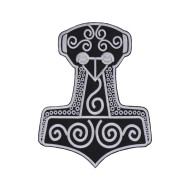 Mjolnir Thor's Hammer Embroidered Patch #2