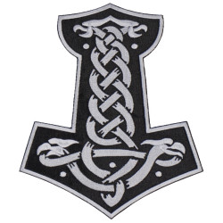 Mjolnir Thors Hammer Jacket Embroidered Big Patch # 9