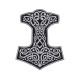 Mjolnir Thor's Hammer Jacket Embroidered Patch