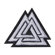 Valknut Nordic Runes Odin gestickter Patch