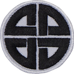 Patch per cucire n. 1 di Viking Knot Protection Sign