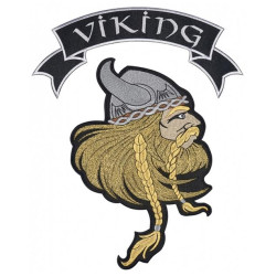 Viking Norse Mythology Embroidered Big Patch #7