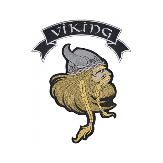 Viking Norse Mythology Embroidered Big Patch #7