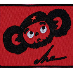 Cheburashka Che Guevara gestickt Patch