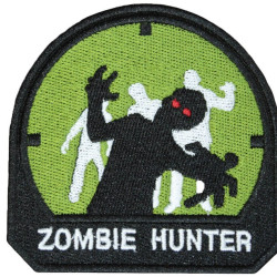 Zombie Hunter Embroidery Handmade Patch