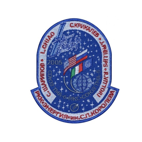 Patch soviétique pour manches spatiales russes Soyouz TMA-6 # 2