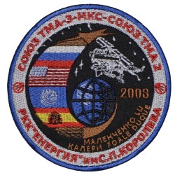 Sowjetischer russischer Weltraum-Aufnäher Sojus TMA-3