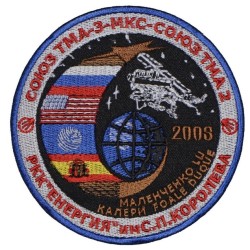 Parche de manga espacial ruso soviético Soyuz TMA-3