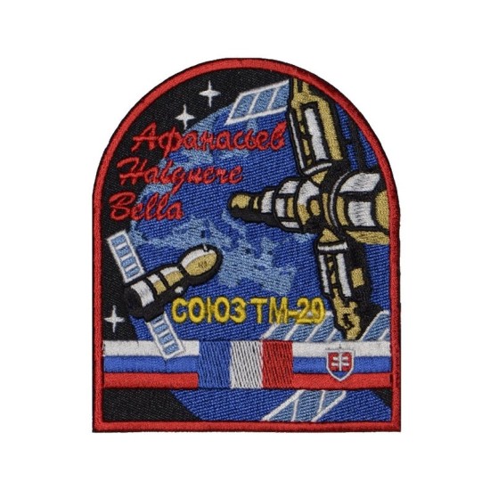 Sowjetische russische Raumfahrtprogramm Ärmel Patch Sojus TM-29