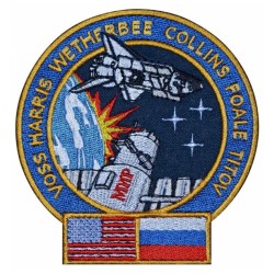 Parche de cosido del programa STS-63 Mission Shuttle-MIR