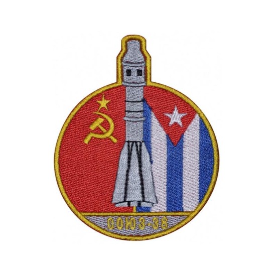 Interkosmos Sowjetisches Raumfahrtprogramm Patch Sojus-38 # 3