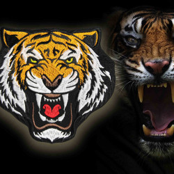 Tigre broderie Airsoft jeu la bête patch brodé à coudre