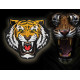 Tiger Embroidery Airsoft Game Das Biest Embroidered Sew-on Patch