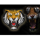 Tiger Embroidery Airsoft Game The beast  Embroidered Sew-on Patch