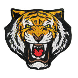 Tiger Embroidery Airsoft Game The beast  Embroidered Sew-on Patch