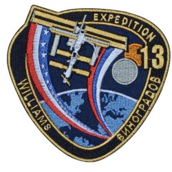 ISS Expedition 13 Soyouz TMA-8 Patch brodé à coudre n ° 1