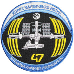 Expedición 47 ISS Space Mission Soyuz parche bordado cosido con manga espacial