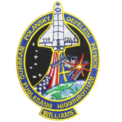 Nasa Space Station STS-116 Space Shuttle Atlantis Mission Bestickter Aufnäher