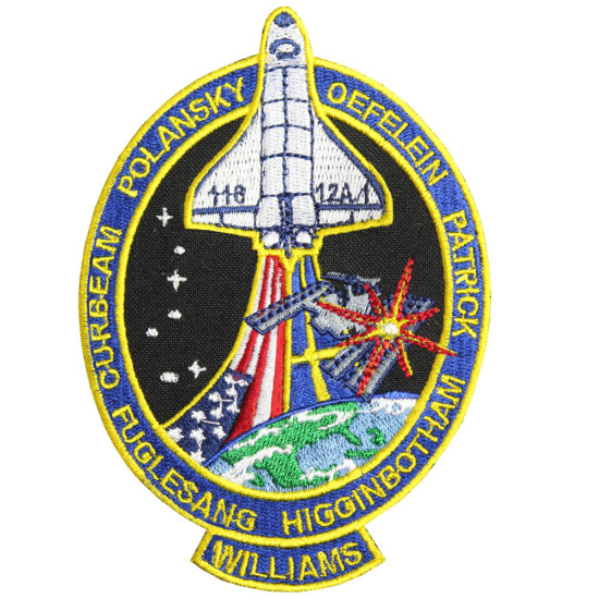 Nasa Station spatiale STS-116 navette spatiale Atlantis Mission brodé patch à coudre