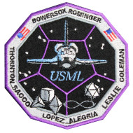 Toppa da cucire ricamata Mission Clumbia Space Shuttle STS-73 della NASA