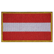 Austria Iron-on Handmade Country Flag Embroidered Patch #2