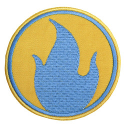 Team Fortress 2 Pyro Blue Embroidered Patch