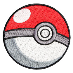 PokeBall Embroidery Pokemon Logo Sew-on Anime Pokemon GO Sleeve Patch