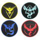 Pokemon Go Teams Embroidered Logo Sew-on Anime Sleeve patch