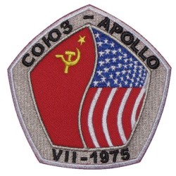 Soyuz-Apollo Soviet Space Program Patch USSR-USA 1975 #4