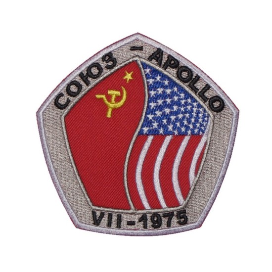 Soyuz-Apollo Soviet Space Program Patch USSR-USA 1975 #4