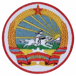 Toppa ricamata con stemma della Mongolia