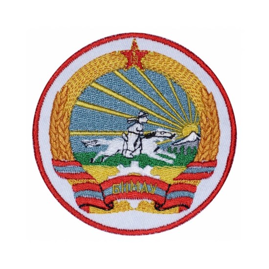 Toppa ricamata con stemma della Mongolia