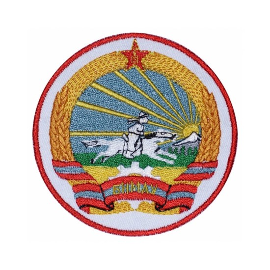 Écusson brodé du programme spatial Mongolia Crest