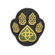 Paw Trail Bear Celtic Ornament Stickerei Patch