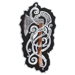 Scandinavian Axe Embroidered Patch 